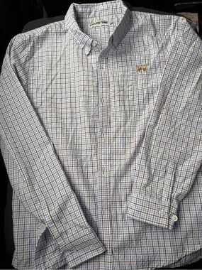 Fieldstone Boys' Button-Down Plaid Shirt - Blue & Brown